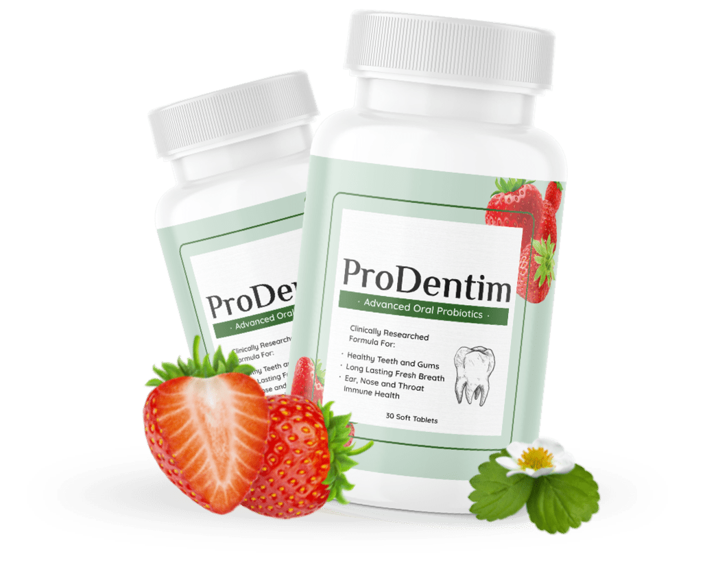 ProDentim supplement bottles – natural probiotics for oral health
